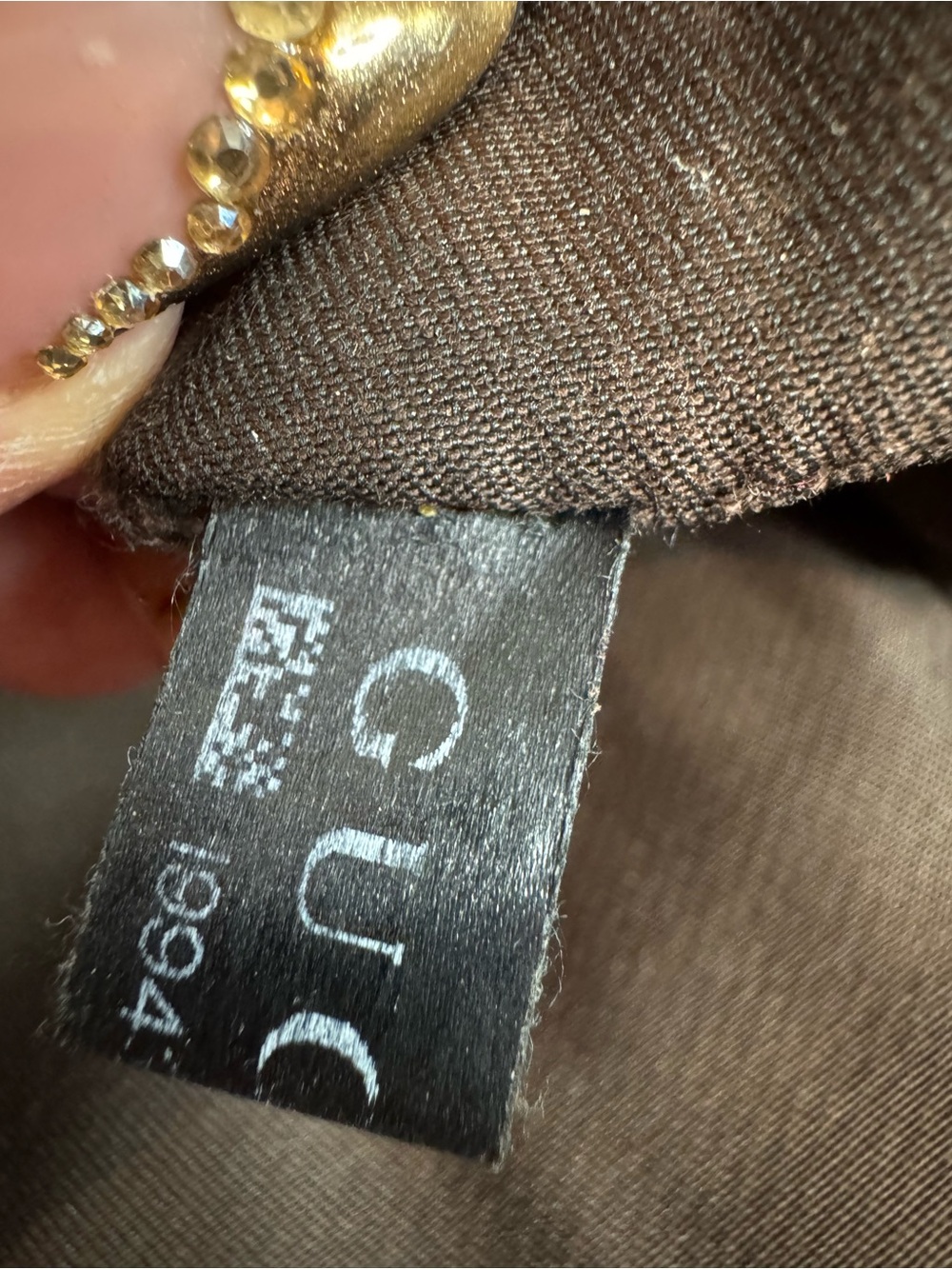 Gucci Tan & Dark Brown GG Canvas Crossbody Ba - Picture 14 of 16